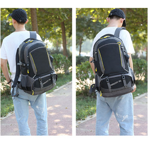 กระเป๋าเป้เดินป่า แคมป์ปิ้ง ปีนเขา ขนาด 50 ลิตร สำหรับกิจกรรมกลางแจ้ง กีฬา ความจุขนาดใหญ่ กันน้ำ ใช้ได้ทุกวัน สไตล์ลำลอง - Product Image 4