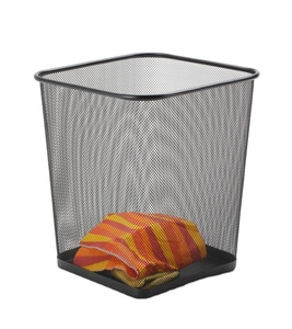 ถังขยะทรงสี่เหลี่ยมเคลือบผงโลหะ - Product Image 1