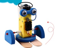 Kit de robot rampant éducatif en bois et plastique pour enfants de 5 à 13 ans, unisexe, directement de l'usine