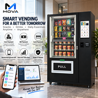 Distributeur automatique intelligent MOVA pour snacks et boissons, idéal pour articles fragiles, hôpitaux, bureaux, vente en gros
