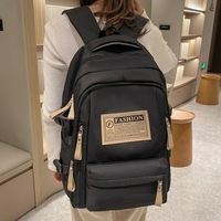 Sac à dos unisexe, nouveau, décontracté, tendance, avec inscription, pour les élèves du collège et du lycée, grande capacité, voyage, ordinateur portable, trajets quotidiens, pour garçon et fille