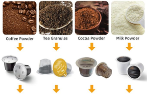 Tốc độ cao ROTARY loại cà phê tự động bột Điền và niê<span class=keywords><strong>m</strong></span> phong <span class=keywords><strong>m</strong></span>áy chai tiền con dấu <span class=keywords><strong>M</strong></span>áy Nhiệt niê<span class=keywords><strong>m</strong></span> phong kim loại 7 KW - Product Image 6