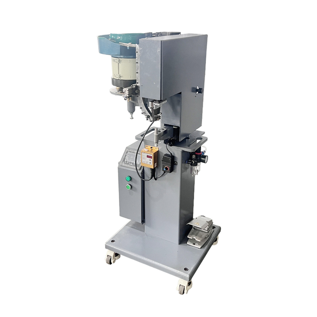 JZ-989DS-1 Shoe Making Machine Automatic D-Ring Riveting Machine Hook Clinching Machine for Labor Shoe