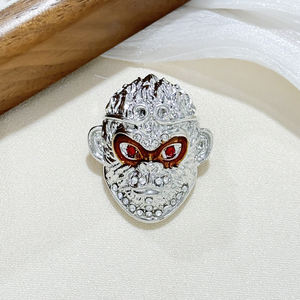 空の周りの国内爆発的な黒神話Wukongブローチモンキーヴィンテージブローチ - Product Image 3