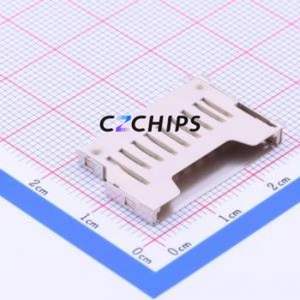 SD-101 SD Card / Memory Card Connector SMD Connector Plug-In Type Standard SD Card Card Holder 2.8mm - Product Image 2