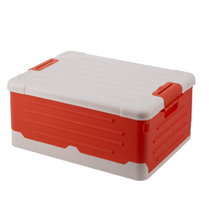 Best-selling Plastic Folding Storage container Stackable storage box with Lid