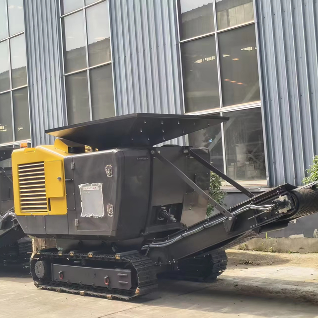 MONDE Heavy Duty Mobile Stone Crushing Machine for Gold Ore Processing