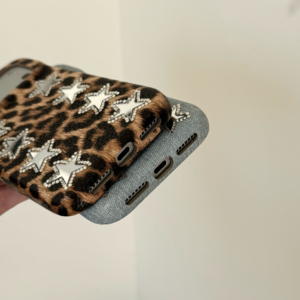 Nouvelle coque de téléphone élégante avec miroir en strass et double rangée de pentagrammes pour <span class=keywords><strong>iPhone</strong></span> 17, 17 Pro Max, <span class=keywords><strong>iPhone</strong></span> 16 Pro Max, coque anti-chute - Product Image 5
