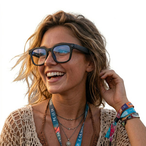 Lunettes Intelligentes V03 Pro AI avec Caméra HD 8MP, Traduction en Temps Réel, Réduction du Bruit, Photo et Vidéo, Lunettes <span class=keywords><strong>de</strong></span> <span class=keywords><strong>Soleil</strong></span> Unisexe - Product Image 1