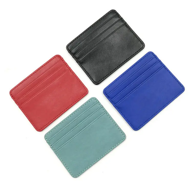 Women Wallet Mens Coin Purse Credit Card Holder Leather Money Clip Thin Pocket