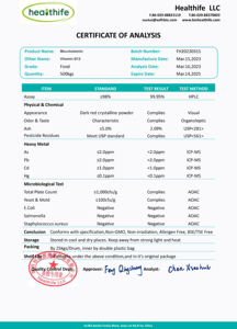Heallife cấp thực phẩm tinh khiết mecobalamin Bột Vitamin <span class=keywords><strong>B12</strong></span> methylcobalamin 99% mecobalamine Vitamin <span class=keywords><strong>B12</strong></span> - Product Image 3