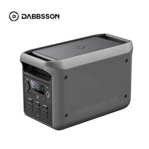 Dabbsson社製 110V/<span class=keywords><strong>230V</strong></span> ポータブル電源 2000W アウトドア用電源 ソーラー充電対応 車用バッテリー - Product Image 1