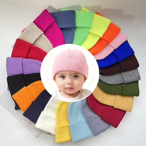 Bonnet d'hiver uni personnalisé avec logo d'usine, bonnets tricotés doux pour le ski, unisexe, 100% coton, bonnets d'hiver pour enfants, hommes et femmes - Product Image 5