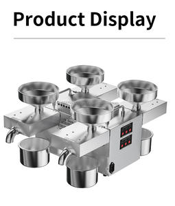 Presse à huile à froid automatique commerciale B04 Machine de pressage d'huile de graines d'arachide de sésame de tournesol à vendre - Product Image 5