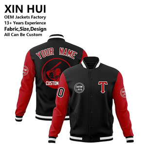 Custom Logo Baseball Varsity <b>Jacket</b> <b>Men</b> High Quality Embroidery Patchwork Letterman <b>Jacket</b> Sublimation Team Sportswear Coat - Product Image 1