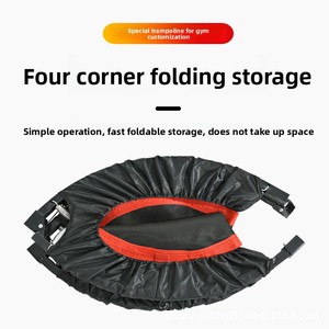 In acciaio pieghevole <span class=keywords><strong>Bungee</strong></span> <span class=keywords><strong>Jumping</strong></span> trampolino Indoor Fitness palestra per adulti e bambini con corrimano prodotto transfrontaliero - Product Image 2