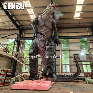 Thực Tế Phim Quái Vật Tùy Chỉnh Khổng Lồ <span class=keywords><strong>Godzilla</strong></span> Bức Tượng Cho Halloween Trang Trí - Product Image 2