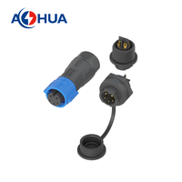 AOHUA Haute Qualité 2 + 3Pin Prise de Signal d'Alimentation K15 Assemblage Mâle Femelle Connecteur de Câble IP68 LED Connecteur pour Projet d'Éclairage