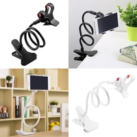 Support de téléphone flexible à col de cygne réglable en hauteur support de téléphone portable en plastique paresseux multifonction pour lit et bureau