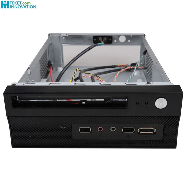 W07 MINI-ITX Case Mini PC Chassis Flex ATX Power Supply DVD Bay Embedded Industrial Computer IPC