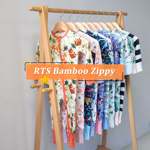 Listo para enviar Pijamas de bambú a granel Caja misteriosa Niños Estilos aleatorios Impresión de personajes <span class=keywords><strong>Romer</strong></span> Baby Bamboo Zippy Blind Box - Product Image 6