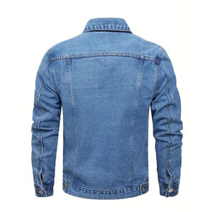 Chaquetas Vaqueras Personalizadas de Primera Calidad para Hombre, Ropa Casual de Invierno, Transpirables, de Manga Larga, al Por Mayor - Product Image 2