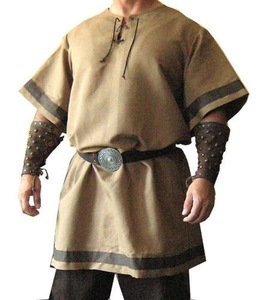 Cosplay médiéval Vintage Renaissance guerrier chevalier GN Costume adulte hommes nordique <span class=keywords><strong>Pirate</strong></span> tunique chemise hauts tenues - Product Image 5