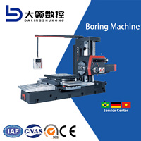 Machine à percer et à fraiser horizontale de haute précision DL TPX6111B semi-automatique, robuste, avec moteur