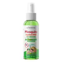 Spray anti-moustiques KORMESIC non irritant 100 ml, parfum menthe, pour les voyages en plein air, le camping