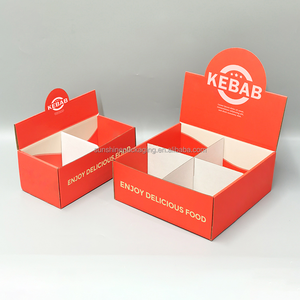Boîte d'Emballage Traiteur Personnalisée Imprimée pour Plats Chauds à Emporter : Kebab, Frites, Poulet Shawarma, et Menus Combinés - Product Image 4