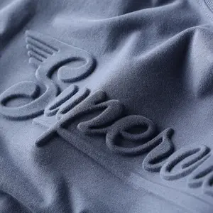 Luxury Mens 100% Cotton Heavyweight Sweatshirts Hoodies Custom Logo Unisex Dtg Puff Print Blank Crewneck Sweatshirts