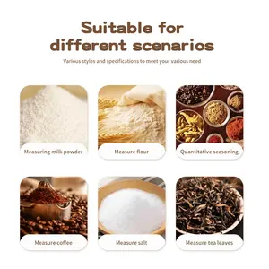 Cucharas de Café Duraderas de Acero Inoxidable, <span class=keywords><strong>1</strong></span> o 2 Cucharadas (15/30 ml), Cucharas Medidoras de Granos de Café, Cuchara Ergonómica, Suministros para Cafetería - Product Image 5