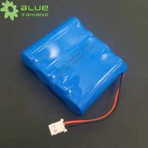 A AA AAA C SC D 1.2V 2.4V 3.6V 4.8V 6.0V 7.2V 8.4V 9.6V 10.8V 12V charger Battery 4.8v 300mah nimh battery pack supplier