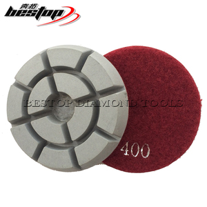 <span class=keywords><strong>3</strong></span> 인치 프리미엄 품질 D76mm 건식/습식 콘크리트 수지 바닥 광택기 10mm 두꺼운 드라이 다이아몬드 연마 패드 OEM 맞춤형 - Product Image 3