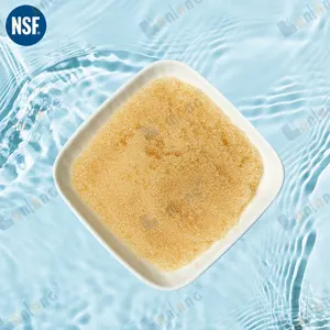 Lanlang Nsf Tc007 Cation Strong Acid Gel Type C100 Resin Water Softening Industrial Grade Ion Exchange Resin