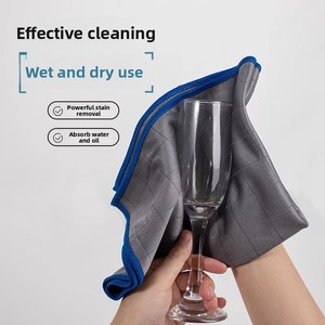 <span class=keywords><strong>Chiffon</strong></span> de nettoyage magique <span class=keywords><strong>pour</strong></span> <span class=keywords><strong>vitres</strong></span>, 360 GSM, épaissi, polissage, sans peluches, sans traces, microfibre <span class=keywords><strong>pour</strong></span> cuisine, fenêtres - Product Image 2
