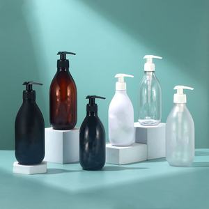 300Ml <span class=keywords><strong>500Ml</strong></span> Wit Zwart Amber Helder Mat Mat Mat Plastic Pompfles Met Pompdeksel Shampoo Fles Lege <span class=keywords><strong>Container</strong></span> - Product Image 1