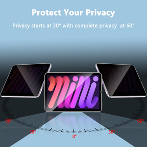 ฟิล์มกระจกนิรภัยแบบกันมอง 2.5D 9H สำหรับ <span class=keywords><strong>iPad</strong></span> Mini <span class=keywords><strong>7</strong></span> Pro รุ่นที่ <span class=keywords><strong>7</strong></span> ปี 2024 ป้องกันรอยขีดข่วน ป้องกันรอยนิ้วมือ ครอบคลุมเต็มจอ - Product Image 5
