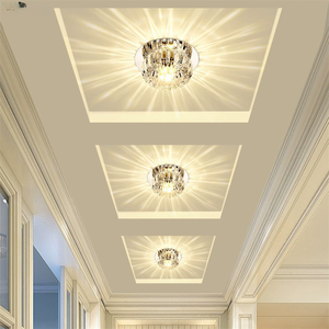 <strong>Mini</strong> Crystal <strong>Led</strong> <strong>Recessed</strong> Downlight RGB Multicolor Spotlight for Corridor <strong>Staircase</strong> Entryway - Product Image 5