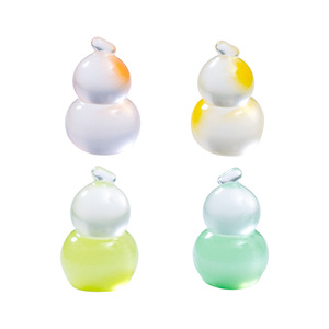 Mini Ornement Lumineux en Résine en Forme <span class=keywords><strong>de</strong></span> Gourde Multicolore pour Micro-Paysage, Décoration <span class=keywords><strong>de</strong></span> Bureau et Bricolage - Product Image 6