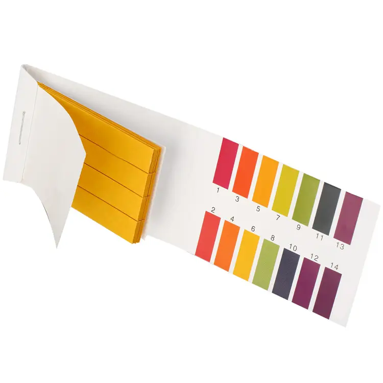 Tiras de prueba de pH neutro universal Tiras de prueba de papel de prueba de tornasol