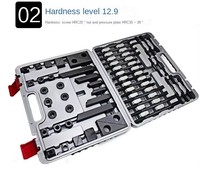 REALMAX Fournisseur d'usine : Ensemble de 58 plaques de pressage, accessoire de fixation combinée pour centre d'usinage CNC et machine de fraisage