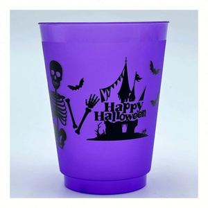 Vasos de Plástico Reutilizables de Halloween para Niños, para Fiestas de Verano, Invierno y Otoño, Celebraciones en Casa - Product Image 5