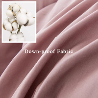 Couette polyvalente toutes saisons en duvet de canard, taille Queen, blanche, insert de couette doux et respirant en coton, garnissage 90% duvet de canard Bioclean, pour la maison