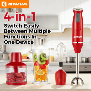 Nirva 4 en 1, Varilla Mezcladora Manual, Procesador de Alimentos Manual de Acero Inoxidable de Alta Potencia de 600w - Product Image 5