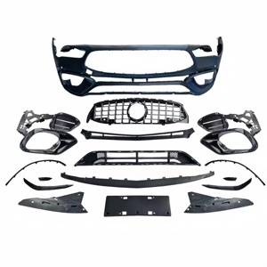 Entourant adapté pour Mercedes Benz <span class=keywords><strong>CLA</strong></span> classe W118 modifié CLA45 entourant la mise à niveau AMG pare-chocs avant, pare-chocs de gorge de queue - Product Image 1