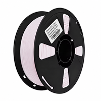 Filamen PETG Standar Hemat Biaya 1.75mm 1kg Spool, Bahan Virgin Rendah Penyusutan untuk Pencetakan 3D FDM