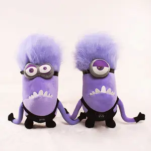 Wholesale Anime Despicabled Me Poisoned Evil Minion Plush Toy Cute Cartoon Purple Doll Birthday Gift For Kids