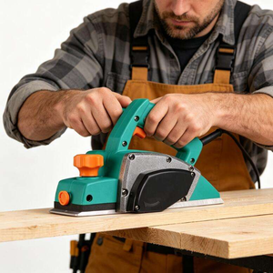 Raboteuse <span class=keywords><strong>Électrique</strong></span> Portative Industrielle 82mm à Profondeur Réglable, Moteur en Cuivre Pur 710W, pour le Travail du Bois - Product Image 5