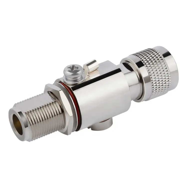 omni fiber glass antenna coaxial lightning arrestor N male to N female Surge Protector Gas Discharge Protection arrester